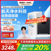 安吉尔净水器家用直饮机 RO反渗透膜净饮机天池玉龙max1200G+Y3611管线机