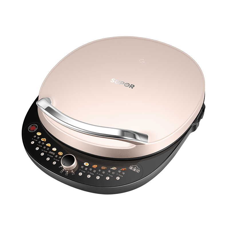 苏泊尔SUPOR大口径34cm机械控温不粘电饼铛家用煎烤神器JT34AQ967