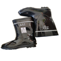 炅奇纺 中筒耐油耐酸碱工矿雨靴 橡胶 双