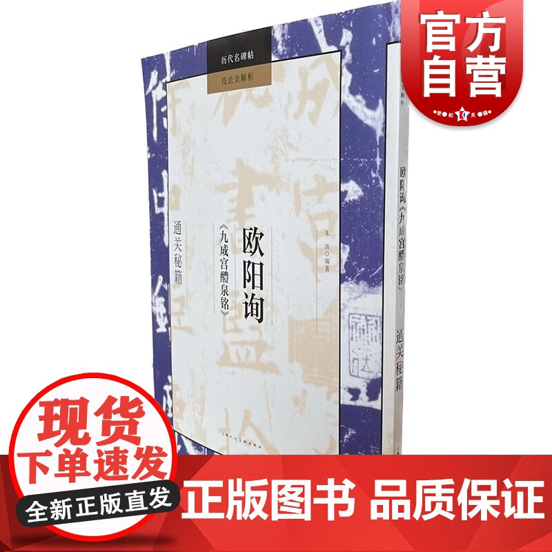 欧阳询九成宫醴泉铭通关秘籍 历代名碑帖技法全解析唐代楷书临摹字帖上海人民美术出版社书法艺术篆刻