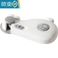 显彩双开门柜门安全锁扣对开门安全锁儿童防护冰箱锁柜子门窗户锁扣 白色房门安全扣