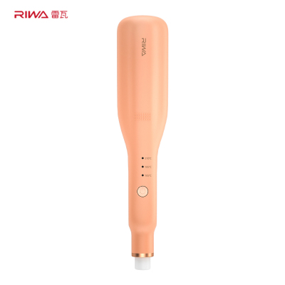 雷瓦蛋卷头卷发棒RB-8321M橘色女水泼纹蛋蛋卷蛋糕卷发神器波浪夹板懒人迷小型