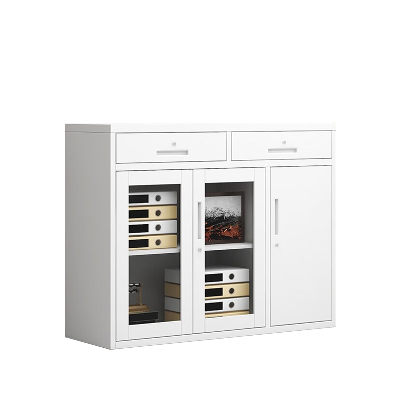 合祥源 HX-C23 二斗玻璃三门柜 1180*400*925mm (计价单位:组)