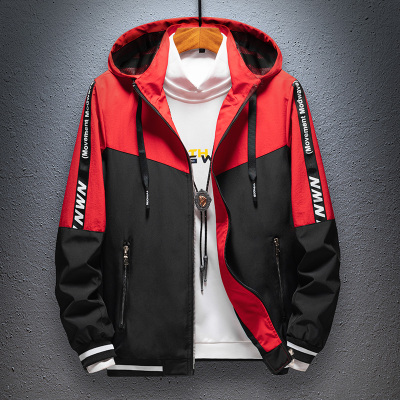 YUANSU外套男秋季潮流帅气学生百搭2020新款青少年休闲潮牌机能工装夹克夹克