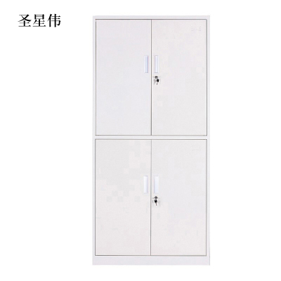 圣星伟钢制文件柜档案柜财务凭证柜带锁储物柜铁皮柜书柜通双节文件柜