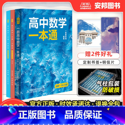 高中数学一本通:必修第一册(人教A版) 高中一年级 [正版]2025新版一数教辅高中数学一本通必修第一册人教版 高中数学