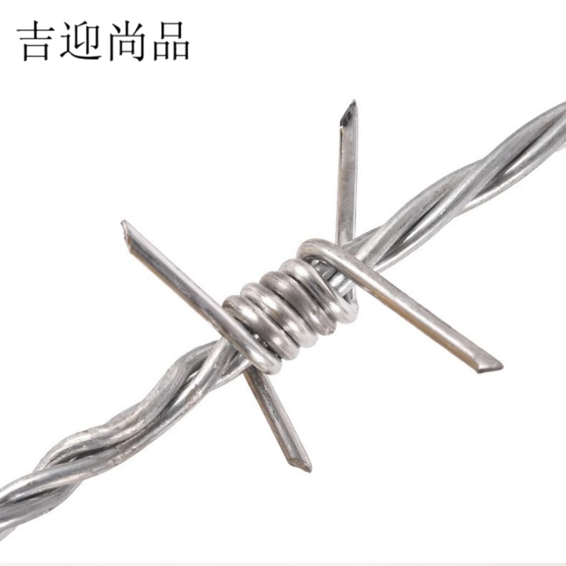 吉迎尚品 刺绳铁蒺藜防盗刺铁丝 双股1.8mm粗 米