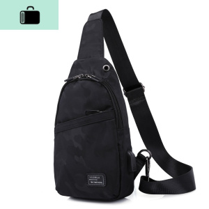 2019新款胸包男士包包斜挎单肩包男韩版潮帆布胸前小背包休闲包NEW LAKE