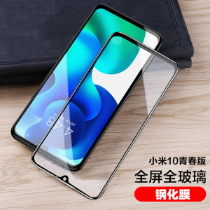 适用小米13/11/10pro/10青春版/9/9SE/CC9e/CC9Pro/美图版钢化膜2片全屏曲面手机贴膜
