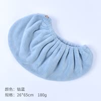 干发帽女超吸水速干加厚干发巾包头毛巾帽吸水干发浴巾冒 三维工匠 兰花紫A