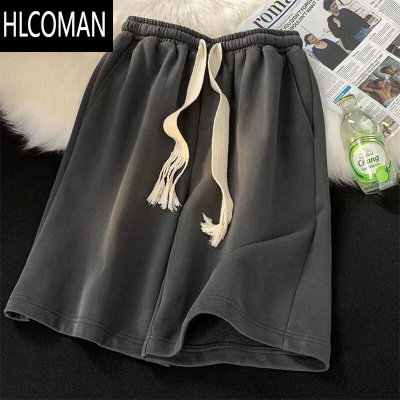HLCOMAN特大码300斤运动短裤男女夏季新款宽松篮球五分裤子抽绳休闲卫裤2