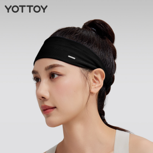 yottoy运动发带凉感头带止汗带吸汗头巾女导汗带跑步健身羽毛球瑜伽防汗