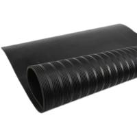 中锦科技 绝缘地垫 黑色条纹Bmm×1m×10m 卷