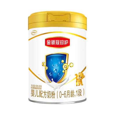 伊利(YILI)金领冠珍护婴儿配方奶粉1段(0-6个月适用)900g罐装