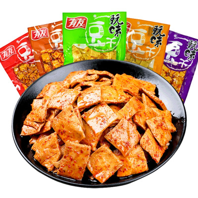 有友豆干268g袋装山椒卤香味豆腐干香干麻辣香辣零食重庆特产豆腐干