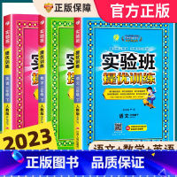 [人教版]语文+数学 三年级下 [正版]2023春新版三年级下册实验班提优训练小学3年级下语文数学英语全套人教版苏教版北