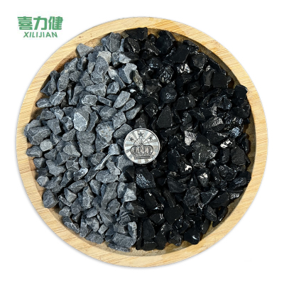 喜力健 水洗黑色砾石 0.9*1.5CM-黑灰色 袋