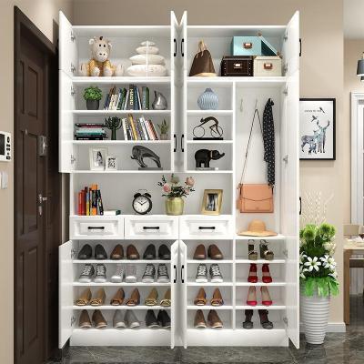 森美人鞋柜家用大容量口简约现代玄关柜入户厅柜进储物柜