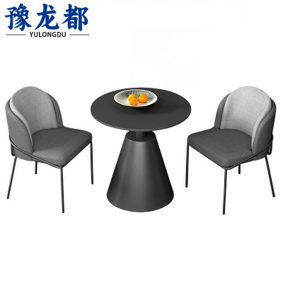 豫龙都 接待桌椅 1桌2椅 套