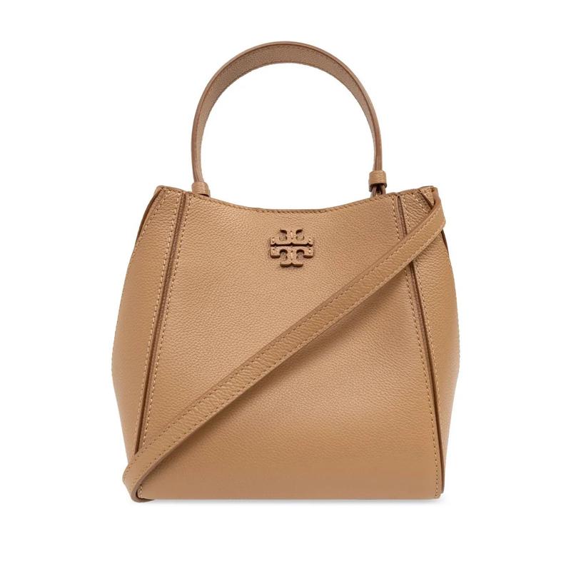 托里.伯奇(TORY BURCH)女士单肩包水桶包牛皮手工制作百搭配饰时