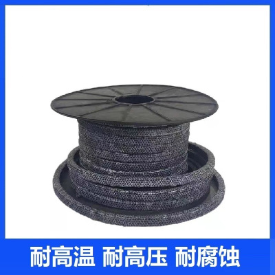 盛京联硕 碳纤维盘根耐高温耐磨编织绳 10*10mm (5公斤) 卷