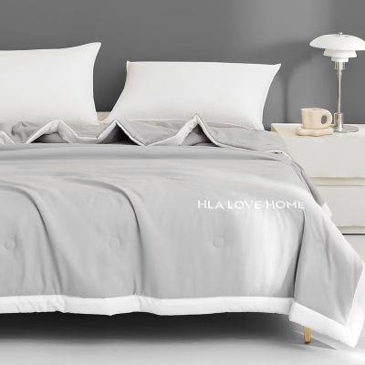 海澜之家夏凉被A类空调被可水洗薄款200*230cm奶昔灰