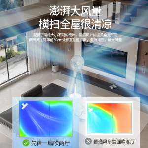 先锋SINGFUN智能电风扇落地扇新款大风量摇头定时节能家用风扇