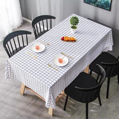 家柏饰(CORATED)桌布布艺防水防烫防油免洗北欧书桌学生餐桌布pvc茶几桌垫