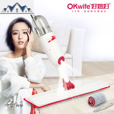 消毒喷雾拖把喷水平板家用一拖净懒人拖布干湿两用拖地 三维工匠
