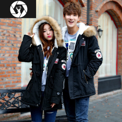 HongZun冬装男生棉袄爆款情侣装加绒冬季加厚2020年新款棉衣韩版棉服外套棉衣