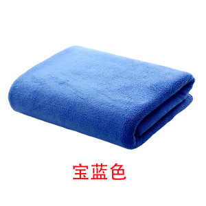 洗车毛巾超细纤维加厚擦车毛巾方巾吸水抹布 30*40cm 蓝色[420g/㎡] 5条装