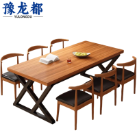 豫龙都餐桌1.6m套