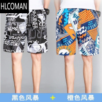 HLCOMAN男士夏季沙滩裤短裤男大码休闲五分裤大裤衩潮流男装