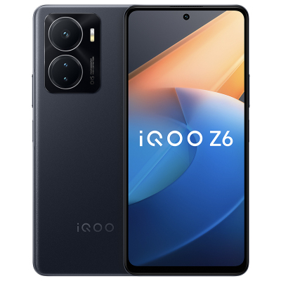 vivo iQOO Z6 5G新品 8+128G 墨玉 双电芯80W闪充 高通骁龙778G Plus 6400万像素OIS光学防抖 六重冰封液冷散热系统 全网通手机