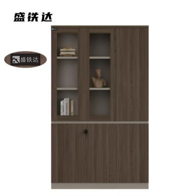 盛铁达 单板木框文件柜1200*400*2000mm STD-XXAW07 个