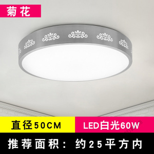 苏宁放心购 LED吸顶灯 简约现代圆形客厅卧室灯厨房阳台圆灯走廊过道楼梯灯具