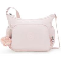 Kipling凯浦林单肩包女实用便捷百搭耐磨粉色亮面多口袋时尚