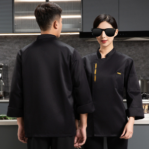 TDUO秋冬装长袖餐饮厨师服X2 套