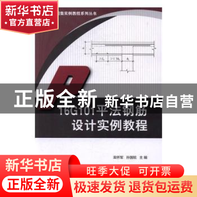 正版 16G101平法钢筋设计实例教程 栾怀军,孙国皖主编 中国建材