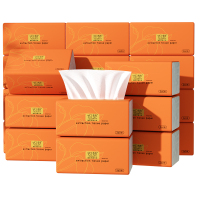 织梦 可湿水抽取式纸面巾4层90抽每包原生木浆抽纸纸巾实惠装餐巾纸家庭装纸抽卫生纸家用母婴可用 8包装