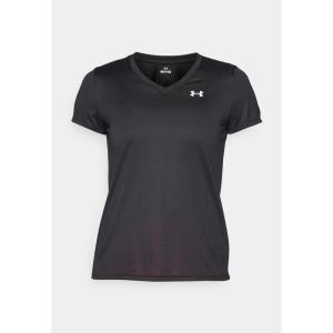Under Armour运动T恤女 时尚舒适简约休闲透气上衣户外运动TECH SOLID短袖