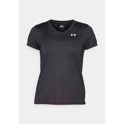 Under Armour运动T恤女 时尚舒适简约休闲透气上衣户外运动TECH SOLID短袖