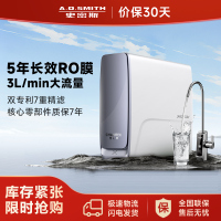 AO史密斯佳尼特净水器家用 厨下净水机 直饮机净饮机 反渗透过滤器 CR3000AB1