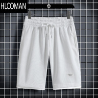 HLCOMAN短裤男士夏季新款薄款透气跑步运动中裤子潮牌新品百搭休闲五分裤
