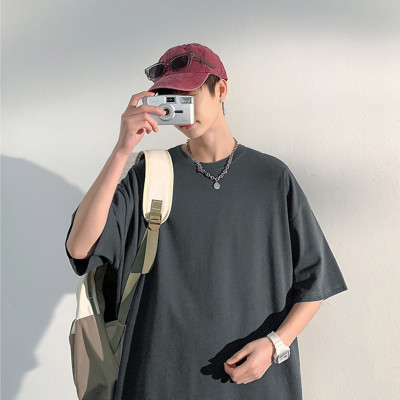 [1折价29.9元,叠加优惠券]短袖男士t恤短袖t恤男短袖男t恤男净色圆领短袖T男式t恤