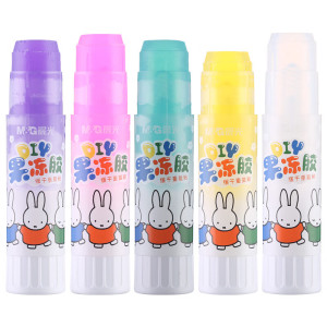 晨光 M&G 果冻固体胶 ASG97167 15g (红黄绿紫白颜色随机) 24支/盒 1盒