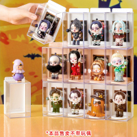 [补贴10%]盲盒收纳展示架popmart手办单个娃娃收纳盒亚克力泡泡玛特透明柜
