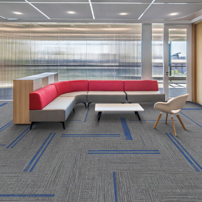 杜克恩 DKEFKT-03 方块毯地垫(计价单位:块)灰蓝色