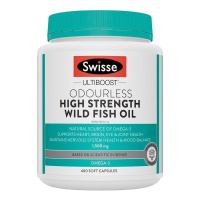 斯维诗Swisse成人无腥味深海鱼油胶囊400粒/瓶装更高含量1500mg 鱼油/深海鱼油 澳洲原装进口 香港保税随机发