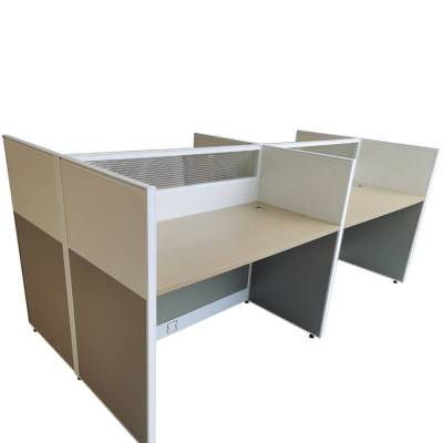 甘柔美 办公桌组合4人位2400*1200*1100mm 组